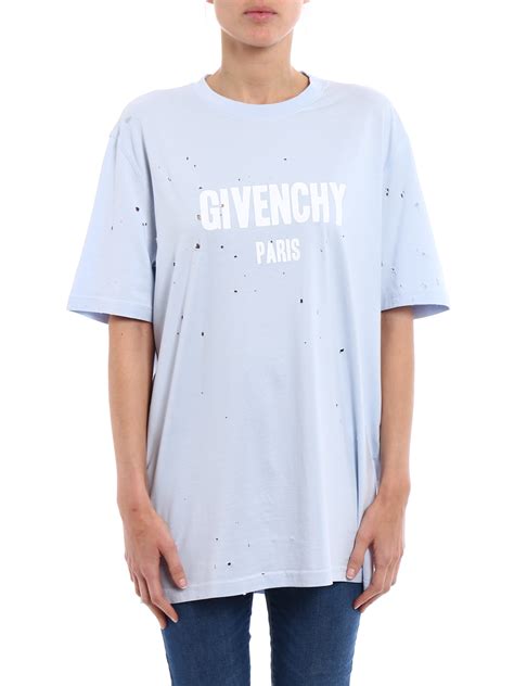 baby blue givenchy t shirt|blue Givenchy.